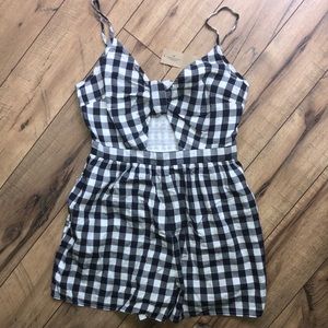 NWT American Eagle Gingham Romper
